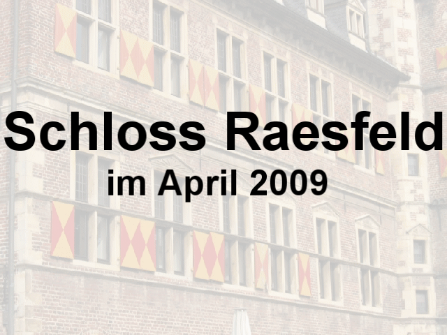 Schloss Raesfeld, April 2009
