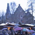 verregneter Adventsmarkt